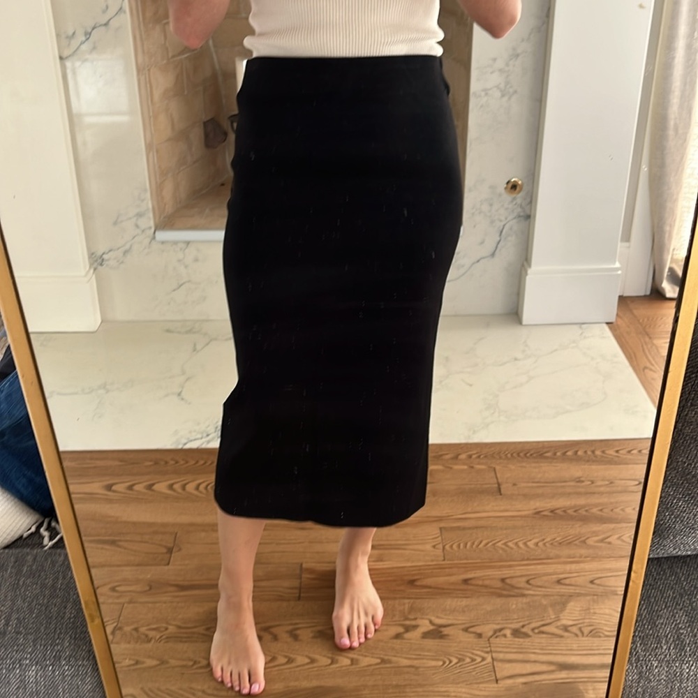 COS Black Midi Pencil Skirt for Work - Picture 2 of 10
